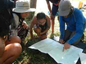 The community nurses help us find other Cinta Larga communities on our maps.